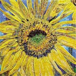 "Философия Мозаики" Панно Sunflower мозаика стеклянная
