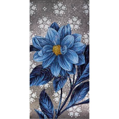 "Философия Мозаики" Панно Blue Flower PL101 мозаика стеклянная