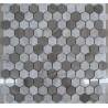 FK Marble Hexagon Grey каменная плитка-мозаика