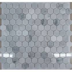 FK Marble Hexagon Bianco Carrara каменная плитка-мозаика