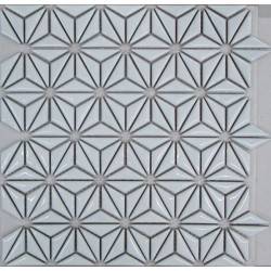 LIYA Mosaic Flowers White керамическая плитка-мозаика